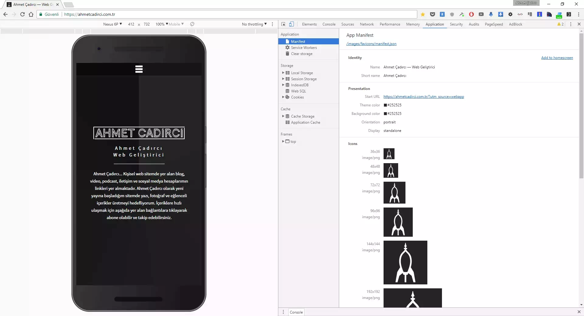 Google Chrome'da Ana Ekrana Ekle Popup Kodu