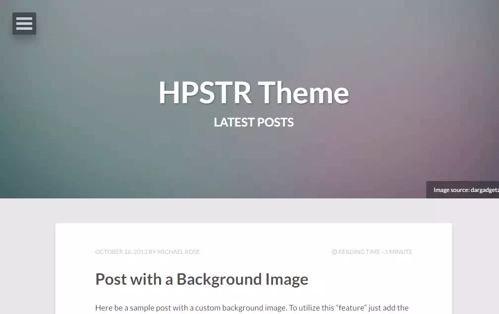 HPSTR Jekyll Teması