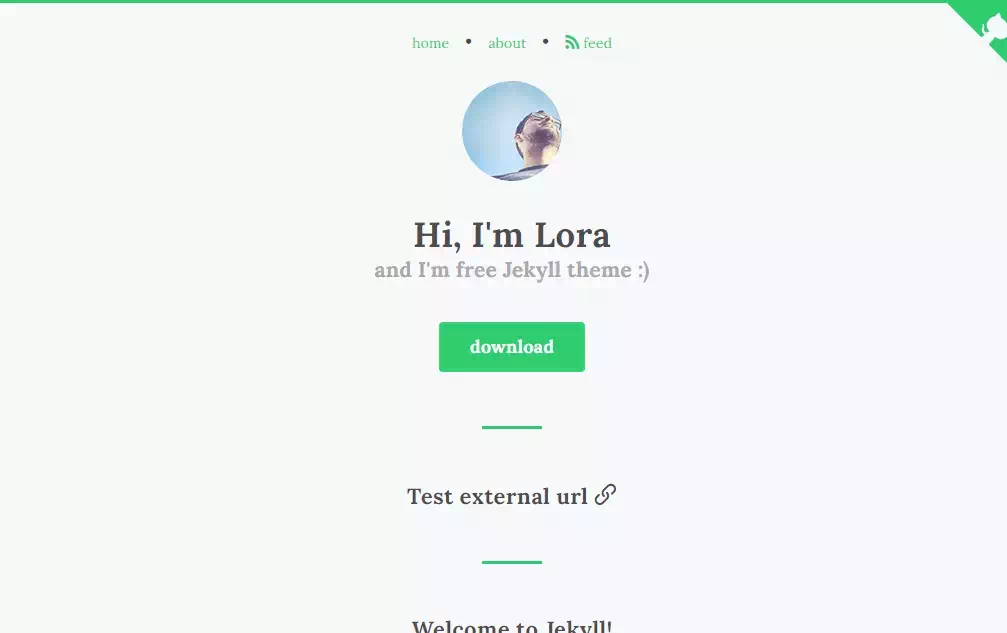 Lora Jekyll Teması