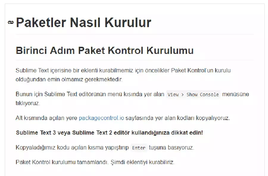 Markdown Preview Önizleme Ekranı