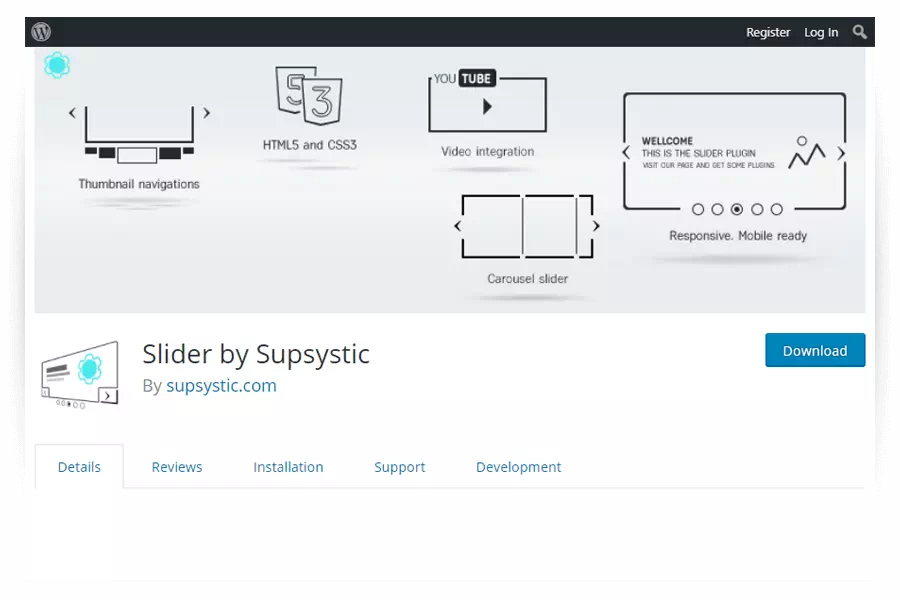 Slider by Supsystic