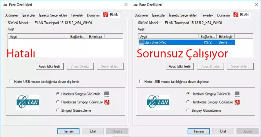 Windows 10 Elan Touchpad Çalışmıyorsa Yapmanız Gerekenler